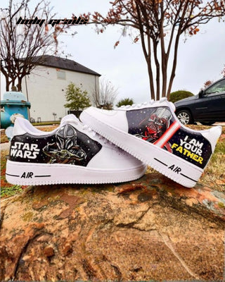 Custom Air Force 1 x I Am Your Father TV Series & Movies Theme Sneaker - Public Sides 1