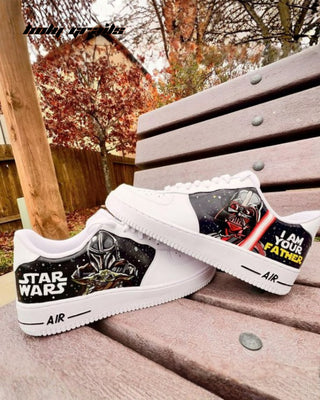 Custom Air Force 1 x I Am Your Father TV Series & Movies Theme Sneaker - Public Sides 2