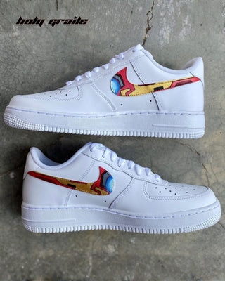 Custom Air Force 1 x Iron Man TV Series & Movies Theme Sneaker - Inner Sides