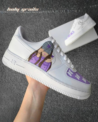 Custom Air Force 1 x K Pop - K Pop Theme Sneaker - Public Side in Hand