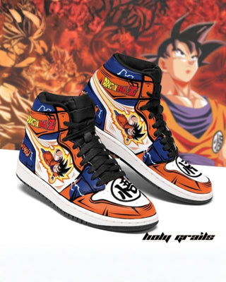 Custom Air Force 1 x Legendary Saiyan Anime Theme Sneaker - Sides