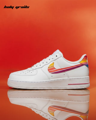 Custom Air Force 1 x Love On Repeat Valentine Theme Sneaker - Side 2
