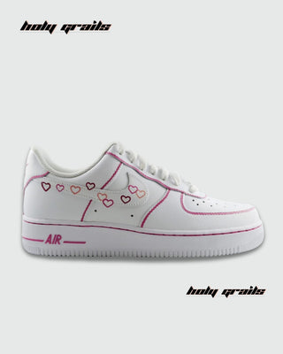 Custom Air Force 1 x Modern Romantic Valentine Theme Sneaker - Public Side