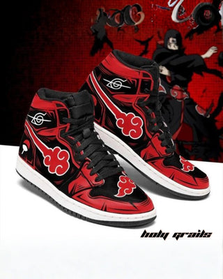 Custom Air Force 1 x Naruto Cloud Anime Theme Sneaker - Sides 1