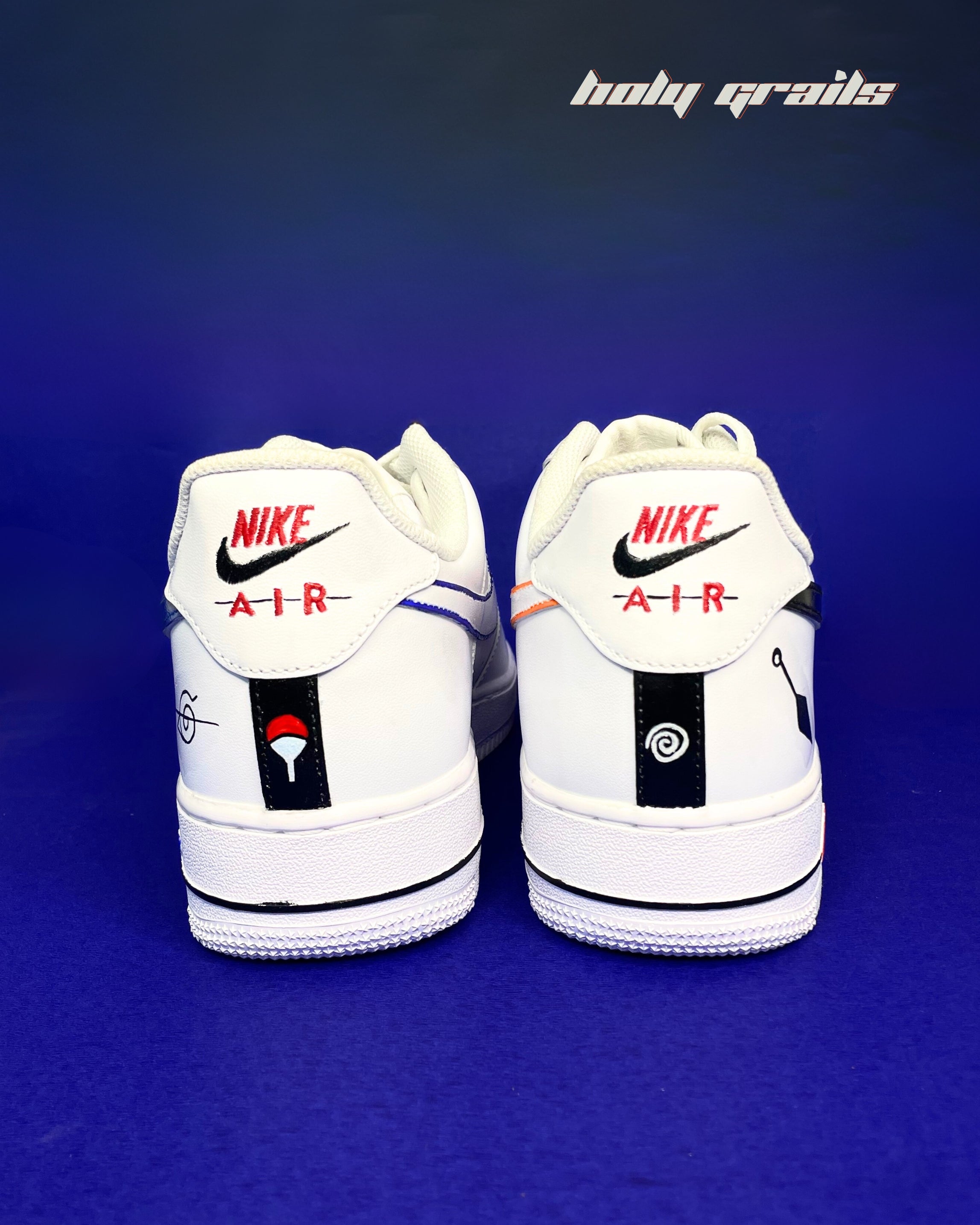 Sasuke Af1 Custom Anime Sasuke Air Force Custom Naruto Af1 Nike Air Force1 X Naruto X