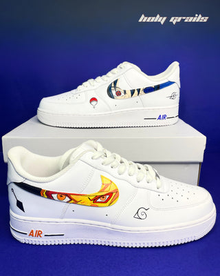 Custom Air Force 1 x Naruto X Sasuke Sneaker - Both Sides Outer Close