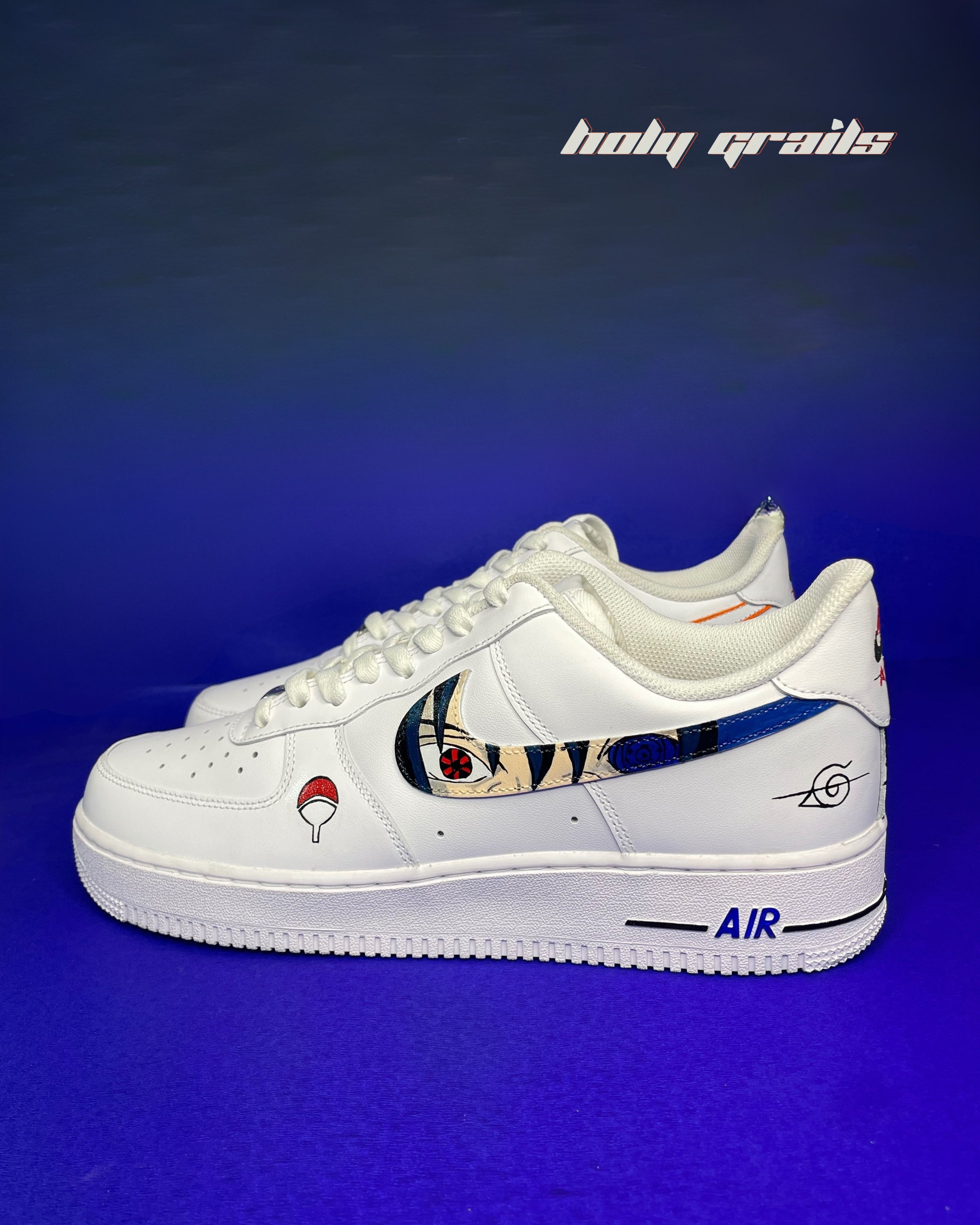 Naruto Sasuke Nike Af1 Naruto Custom Custom Air Naruto And Sasuke