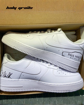 Custom Air Force 1 x Paul Walker Speed Thrills Theme Sneaker - Inner Sides