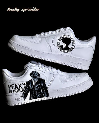 Custom Air Force 1 x Peaky Blinders TV Series Theme Sneaker - Both Sides 1