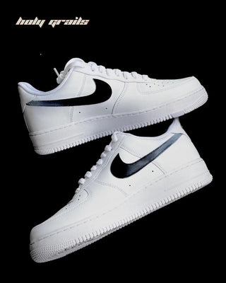 Custom Air Force 1 x Peaky Blinders TV Series Theme Sneaker - Inner Sides