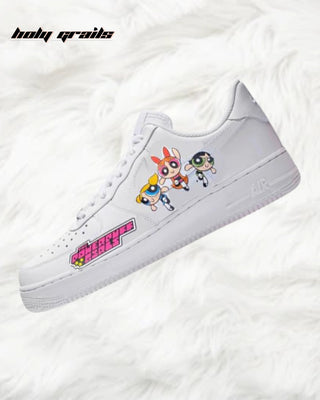 Custom Air Force 1 x Powerpuff Favorite Character Theme Sneaker - Side