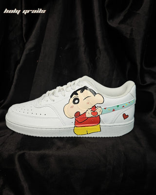 Custom Air Force 1 x Shinchan Favorite Character Sneaker - Outer Side