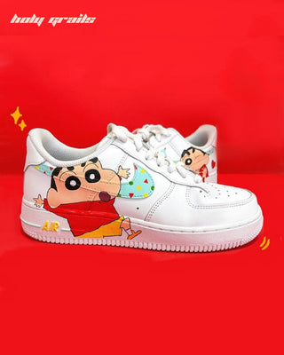 Custom Air Force 1 x Shinchan Favorite Character Sneaker - Public Side