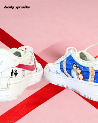 Custom Air Force 1 x Someone's Special Edition Wedding Theme Sneaker - Inner Sides