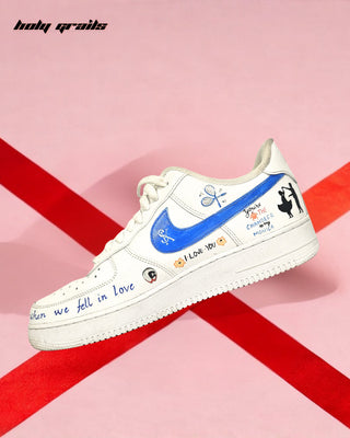 Custom Air Force 1 x Someone's Special Edition Wedding Theme Sneaker - Side 2