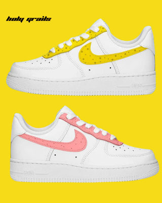 Custom Air Force 1 x Sponge Bob Favorite Character Theme Sneaker - Both Inner Sides