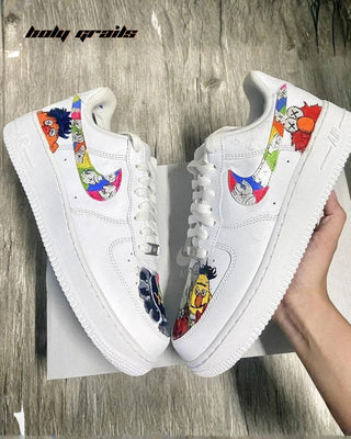 Custom Air Force 1 x Street Muppets Favorite Character Theme Sneaker - Public Sides in Hand 2