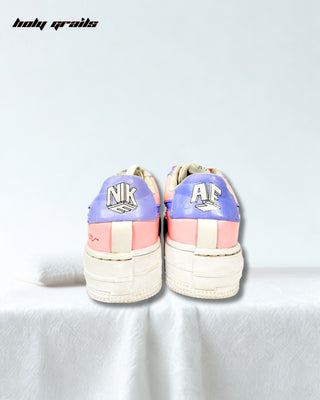 Custom Air Force 1 x Swiftheart Pastel Pop Culture Theme Sneaker - Back