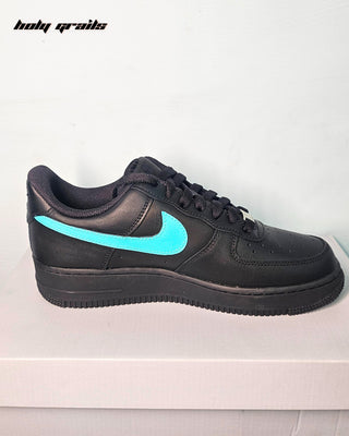 Custom Air Force 1 x Tiffany Kicks Sneakers - Inner Side