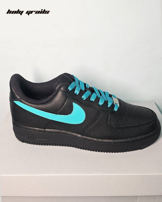 Custom Air Force 1 x Tiffany Kicks Sneakers - Outer Side