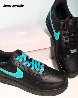 Custom Air Force 1 x Tiffany Kicks Sneakers - With Box