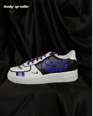 Custom Air Force 1 x Wakanda Forever Marvel Theme Sneaker - Public Side 2