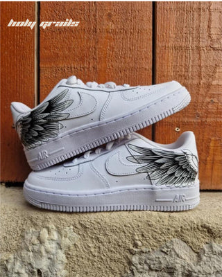 Custom Air Force 1 x Winged Glory Abstract Theme Sneaker - Sides