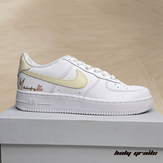Custom Air Force 1 x Lace & Love Hand Painted Sneaker - Outer Side 2