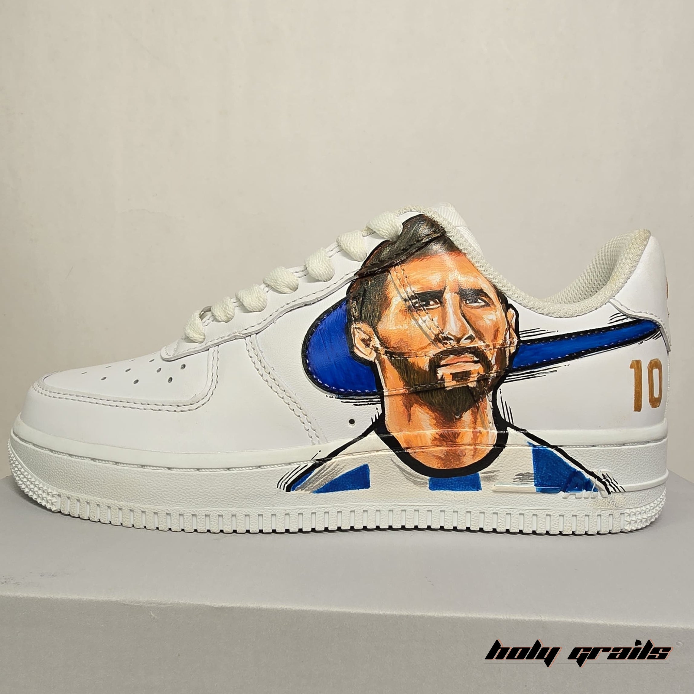 Custom Air Force x Messi's Drip