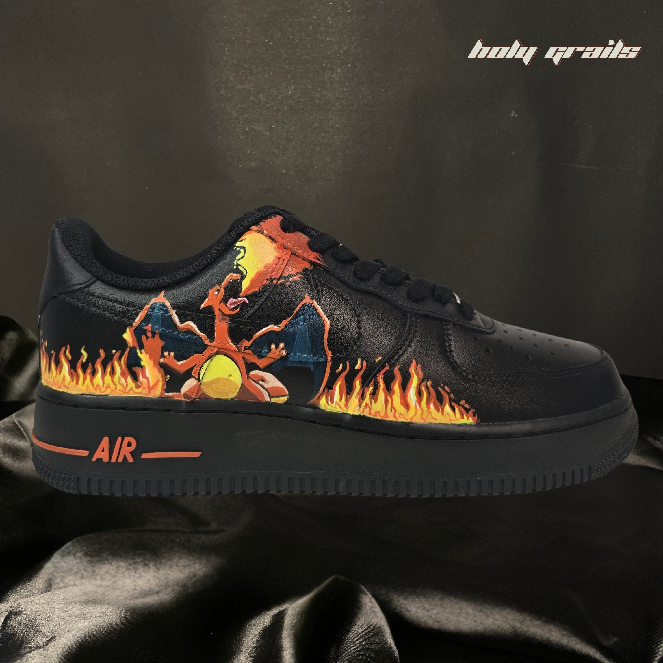 Nike Air Force Custom Shoes Air Force X Pokémon Fire Sparks