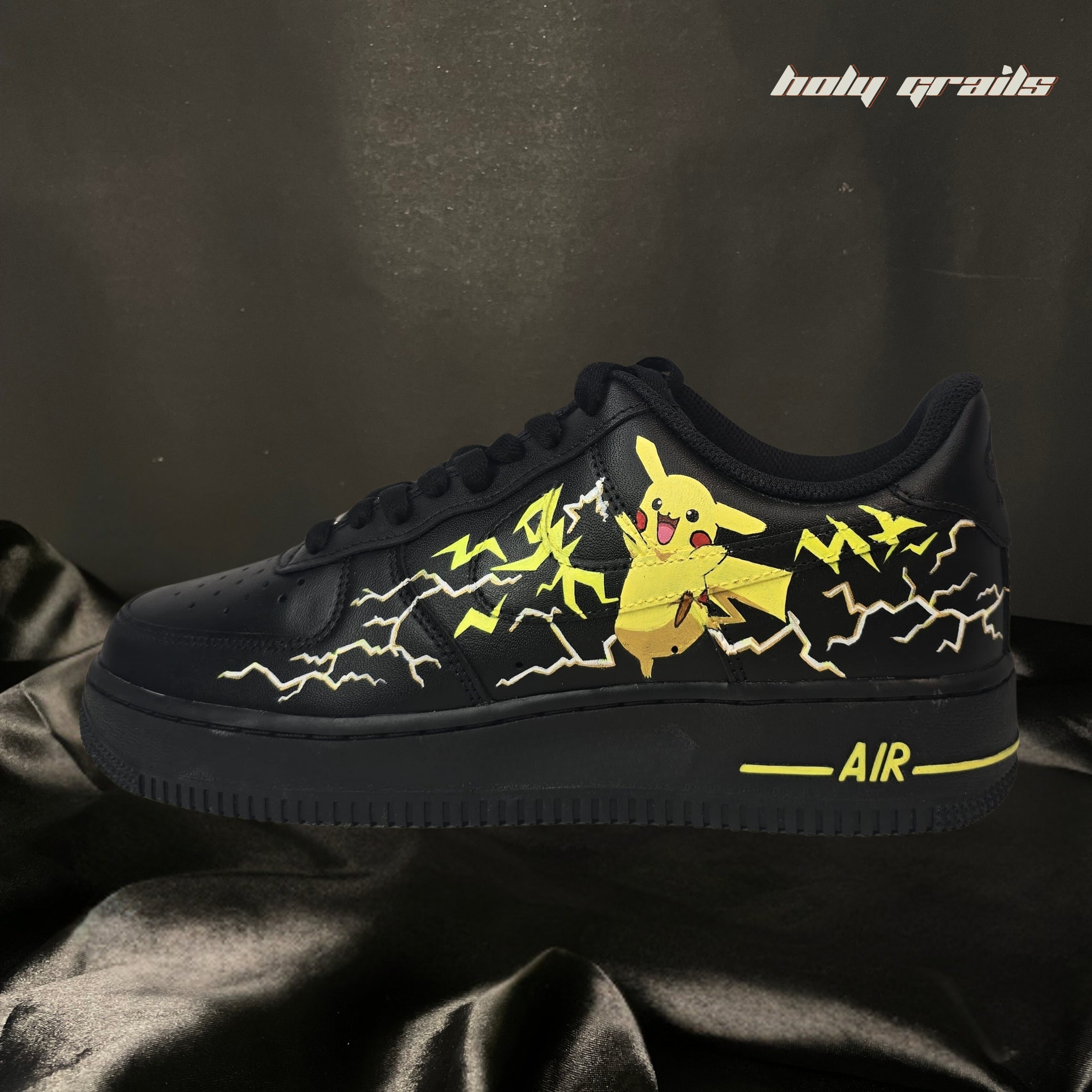 Pikachu Nike Dunks Pokemon Theme Shoes For Sale Air Force X