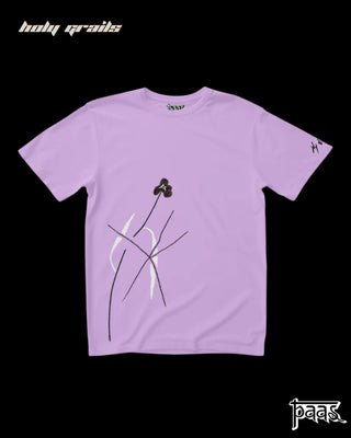 'Dappled Light - 3' Purple Tee HG x Paas Collective - Front