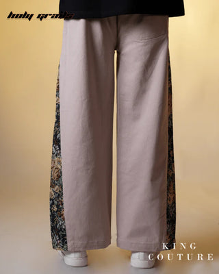 'Desire Straight Fit Beige Pants' HG x King Couture - Back