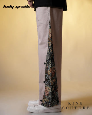 'Desire Straight Fit Beige Pants' HG x King Couture - Side 