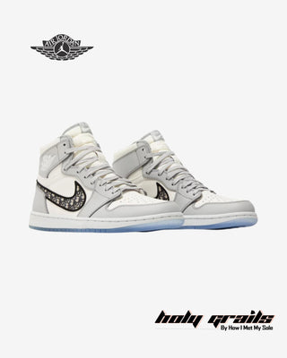 Dior x Nike Air Jordan 1 High Sneakers - Front