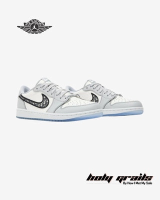 Dior x Nike Air Jordan 1 Low Sneakers - Front