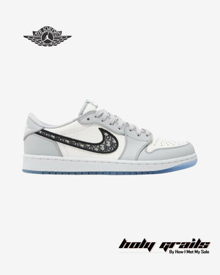 Dior x Nike Air Jordan 1 Low Sneakers - Side 1