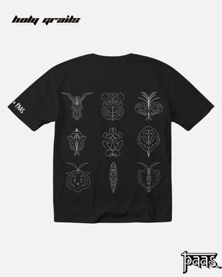 'Fantasia Imaginary Creatures' Black T-Shirt HG x Paas Collective - Back