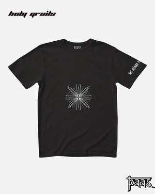 Buy 'Fantasia: Imaginary Flowers' Black Oversize Tee HG x Paas Collective - Front