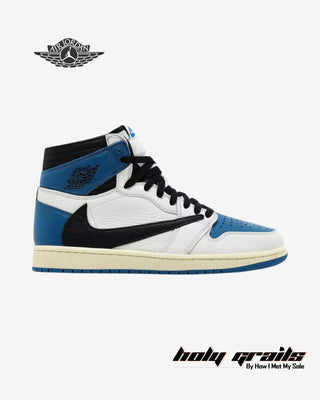 Fragment Design x Travis Scott x Nike Air Jordan 1 Retro High Sneakers - Side 1