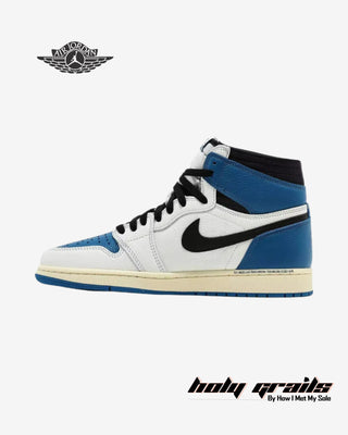 Fragment Design x Travis Scott x Nike Air Jordan 1 Retro High Sneakers - Side 2
