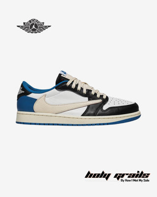 Fragment Design x Travis Scott x Nike Air Jordan 1 Retro Low Sneakers - Side 1