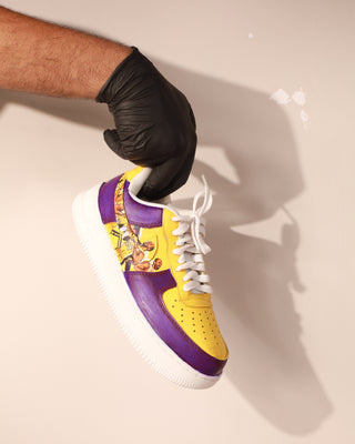 Go Lakers HG Custom Kicks - Side 1