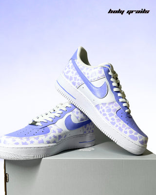 Hand Painted Custom Air Force 1 x Boldly Unstable Sneakers - Inner Sides
