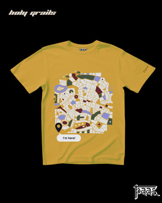 'Holiday Recall: Final Destination' Yellow Tee HG x Paas Collective - Front