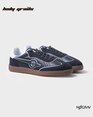 Homegrown 'Azzure' Navy Blue Premium PU Upper, Cushioned Footbed, Eva Midsole & Rubber Outsole Lightweight Sneaker HG x NoGrav - Sides