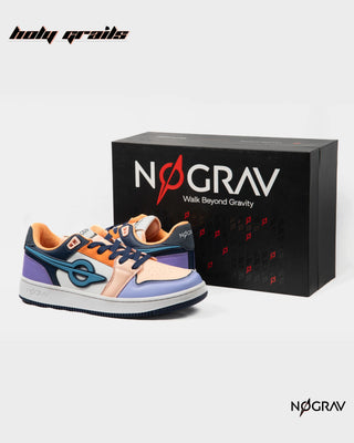 Homegrown 'Bubblegum' Multi-Color Premium PU Upper, Cushioned Footbed, Eva Midsole & Rubber Outsole Lightweight Sneaker HG x NoGrav - Side & Box