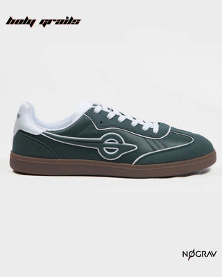 Homegrown 'Dirty Martini' Deep Green Premium PU Upper, Cushioned Footbed, Eva Midsole & Rubber Outsole Lightweight Sneaker HG x NoGrav - Side