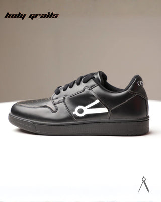 Homegrown 'Low Ball Signature' Black Low Top 100% Vegan Leather Sneaker HG x Cos Tan - Side