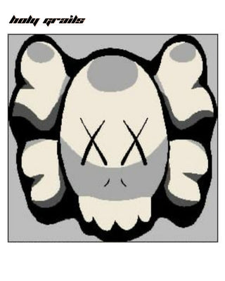 Kaws Skullpop Hand Tufted Rug Digital